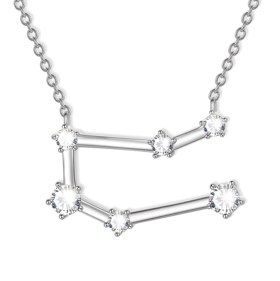925 Sterling Silver Zodiac Jewelry Celestial Constellation Necklace - onlyone