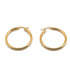 Classic Diameter Huggie Hoop Earrings Gold Plated - onlyone