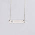925 Sterling Silver Butterfly Bar Necklace - onlyone