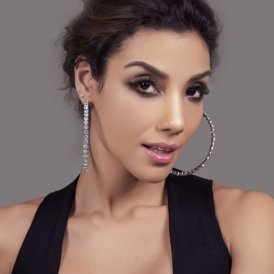 Big Large Gold Plated Crystal Diamond Hoop Earrings - onlyone