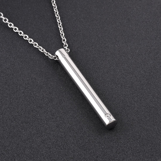 925 Sterling Silver Custom Engraved Cremation  Ashes Birthstone Memorial Necklace, Creamation Jewerly Urn For Carry Loved One's Ashes - onlyone