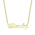 925 Sterling Silver Custom Sandy Name Necklace Nameplate Necklace - onlyone