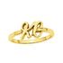10K/14K Gold Personalized Initial Ring - onlyone