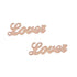 925 Sterling Silver Personalized Script Font "Lover" Name Earring - onlyone