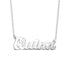 14K Gold Personalized Name Necklace With A Heart Adjustable 16" - 20" - onlyone