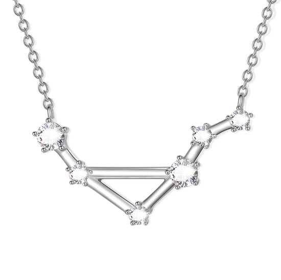925 Sterling Silver Zodiac Jewelry Celestial Constellation Necklace - onlyone