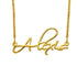 925 Sterling Silver Script Custom Name Necklace Nameplate Necklace - onlyone