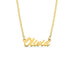 925 Sterling Silver Script Name Necklace Nameplate Necklace - onlyone