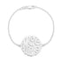 925 Sterling Silver Personalized Monogram Bracelet - onlyone