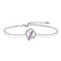 925 Sterling Silver Survivor Ribbon Bracelet - onlyone