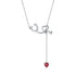 925 Sterling Silver Stethoscope Necklace Y Lariat Necklace for Nurse - onlyone
