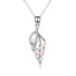 925 Sterling Silver Opal Conch Shell Necklace - onlyone