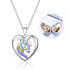 925 Sterling Silver Heart Unicorn Custom Photo Locket Necklace - onlyone