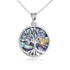 925 Sterling Silver Tree Of Life Owl Necklace - onlyone