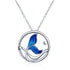 925 Sterling Silver Mermaid Tail And Pearl Necklace - onlyone