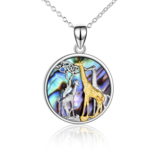 925 Sterling Silver Elegant Giraffe Necklace For Women - onlyone