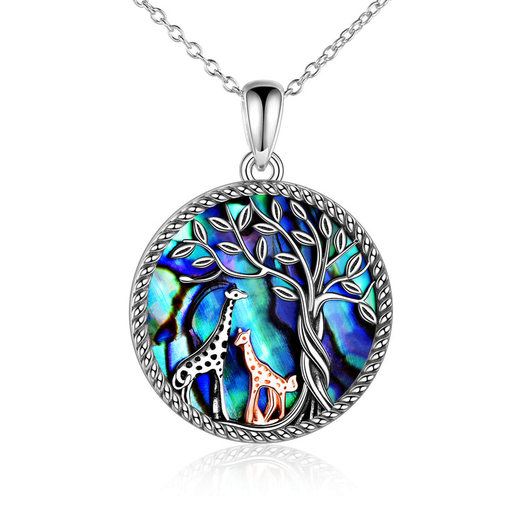 925 Sterling Silver Elegant Giraffe Necklace For Women