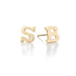 925 Sterling Silver Personalized Mixmatch Initial Alphabet Earrings - onlyone
