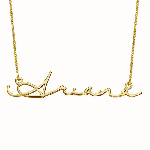 925 Sterling Silver Signature Style Name Necklace Nameplate Necklace In Mon Petit Font - onlyone