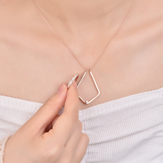 925 Sterling Silver Ring Holder Necklace, Ring Keeper - onlyone