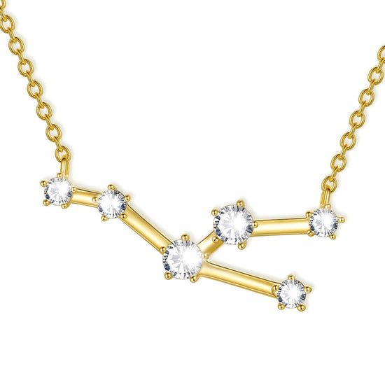 925 Sterling Silver Zodiac Jewelry Celestial Constellation Necklace - onlyone