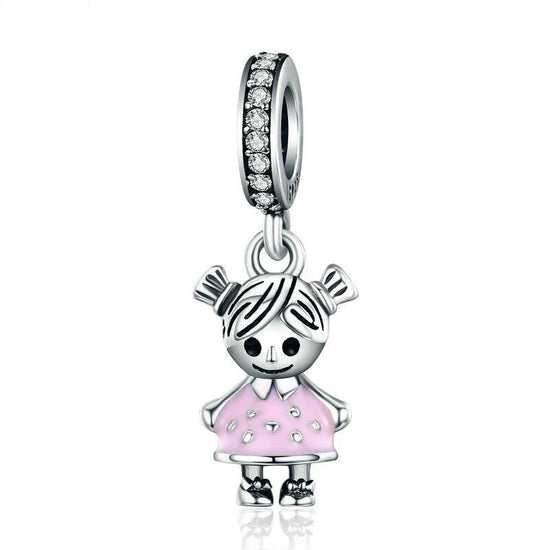 925 Sterling Silver Charms Bracelets Necklace Robot Pendant Jewelry Gift - onlyone