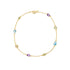 925 sterling silver shining topaz amethyst gemstone necklace handmade women's jewelry gift - onlyone