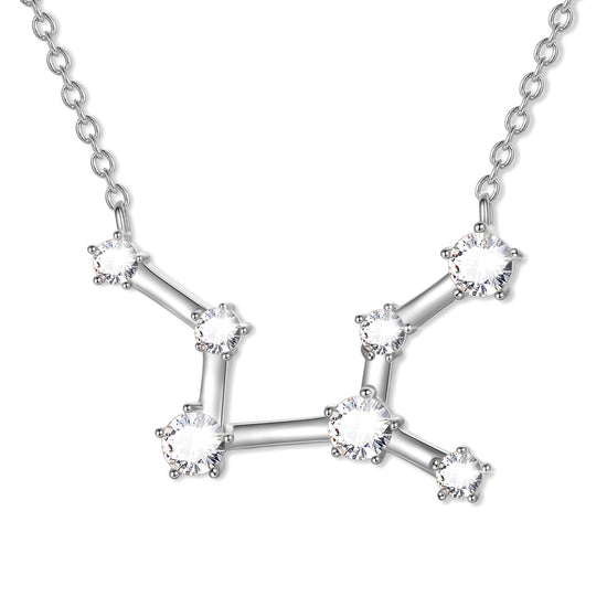 925 Sterling Silver Zodiac Jewelry Celestial Constellation Necklace - onlyone