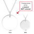 14K Gold Personalized Pet Portrait Engraved Adjustable Photo Necklace - onlyone