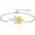 925 Sterling Silver Sunflower Bracelet - onlyone