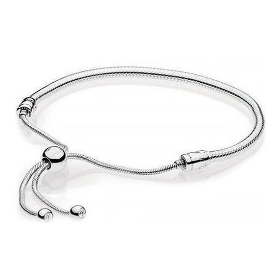 925 Sterling Silver Basic Bracelet For Beads Charm Bracelet - onlyone