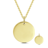 925 Sterling Silver Engraved Hang Tag Coin Necklace Inspirational Gift, Back To School Gift Necklace - onlyone