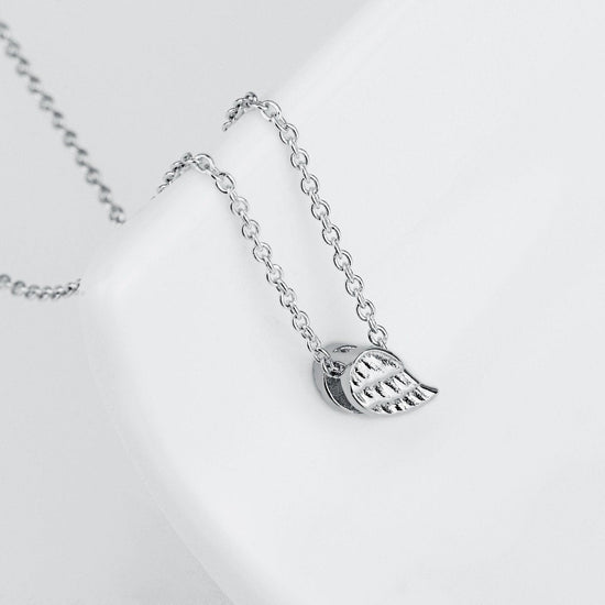 925 Sterling Silver Wing Of Angel Necklace - onlyone