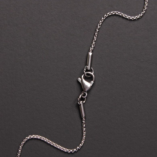 Stainless Steel Men's Silver Cross Pendant Necklace Father's Day Gift - onlyone