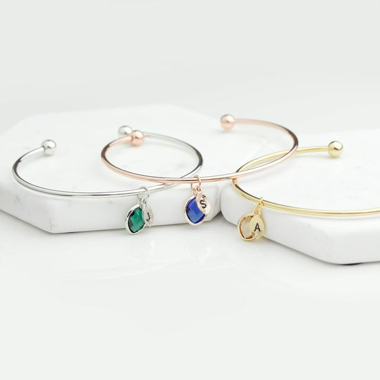 Birthstone Bracelet for Mom Mothers Day Personalized Gift Bracelet Aquamarine Jewelry - onlyone