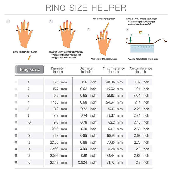 925 Sterling Silver Round Ring Set Made By Cubic Zirconia - onlyone